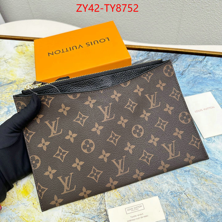 LV Bags(4A)-Wallet wholesale designer shop ID: TY8752 $: 42USD