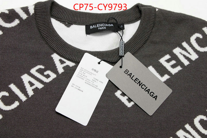 Clothing-Balenciaga shop designer replica ID: CY9793 $: 75USD