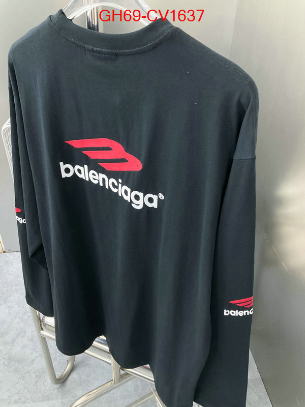 Clothing-Balenciaga cheap high quality replica ID: CV1637 $: 69USD