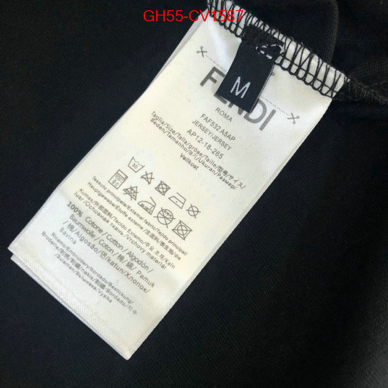 Clothing-Fendi cheap wholesale ID: CV1587 $: 55USD