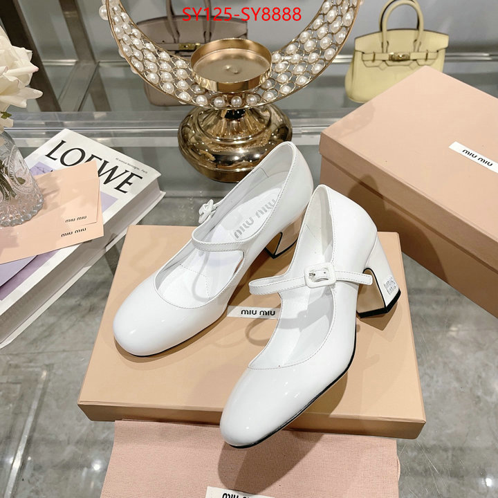 Women Shoes-Miu Miu what are the best replica ID: SY8888 $: 125USD