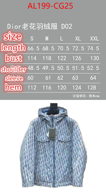 Down jacket Women-Dior how to start selling replica ID: CG25 $: 199USD