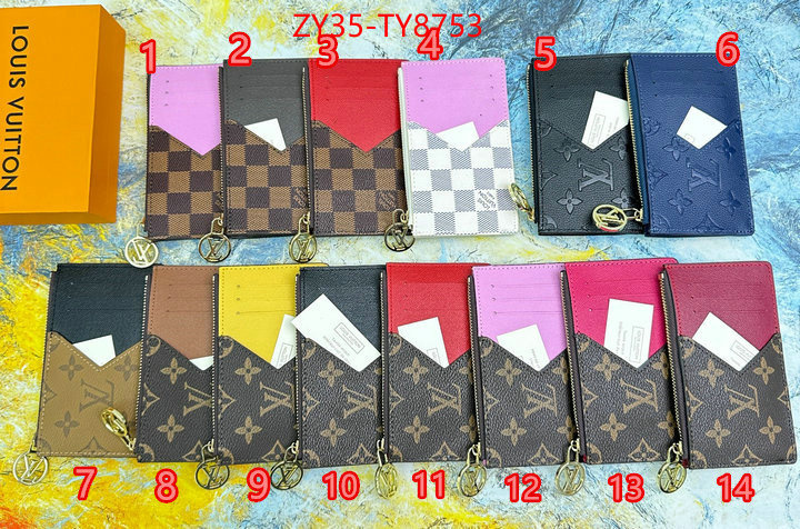 LV Bags(4A)-Wallet replica us ID: TY8753 $: 35USD