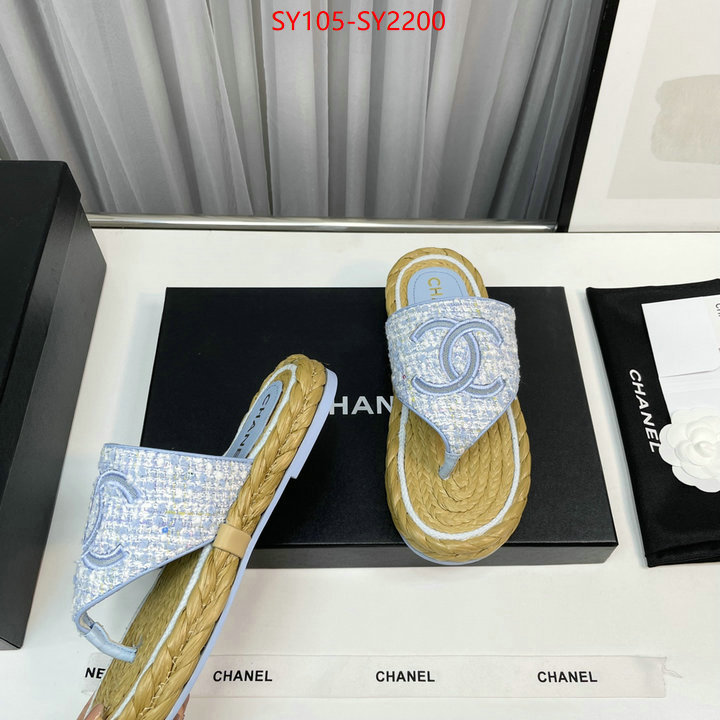 Women Shoes-Chanel aaaaa+ replica ID: SY2200 $: 105USD