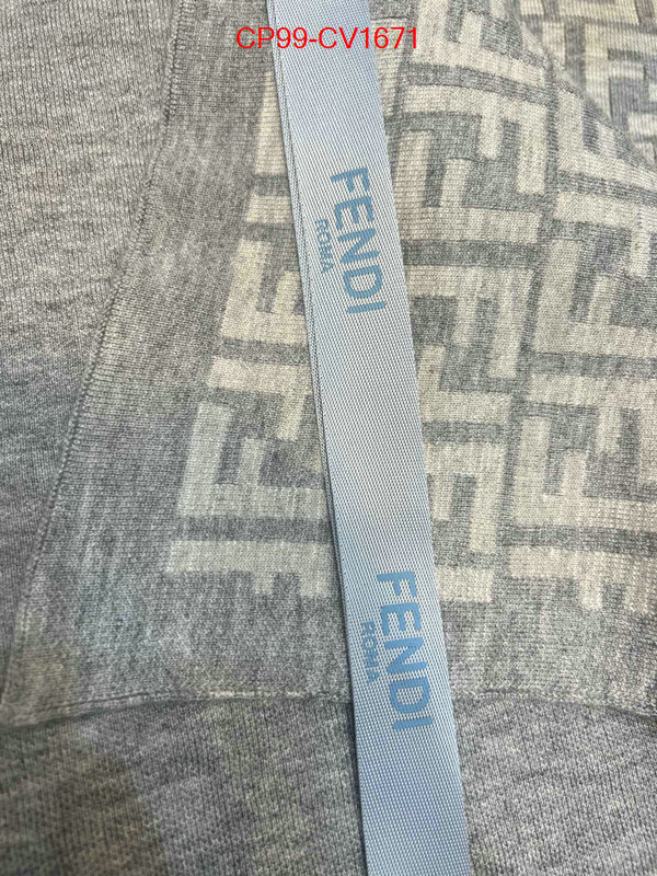 Clothing-Fendi online from china ID: CV1671 $: 99USD