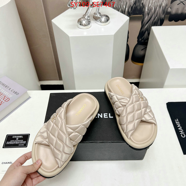 Women Shoes-Chanel top 1:1 replica ID: SE7467 $: 109USD