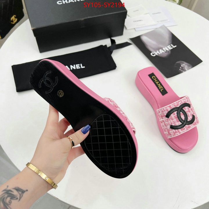 Women Shoes-Chanel shop designer replica ID: SY2194 $: 105USD