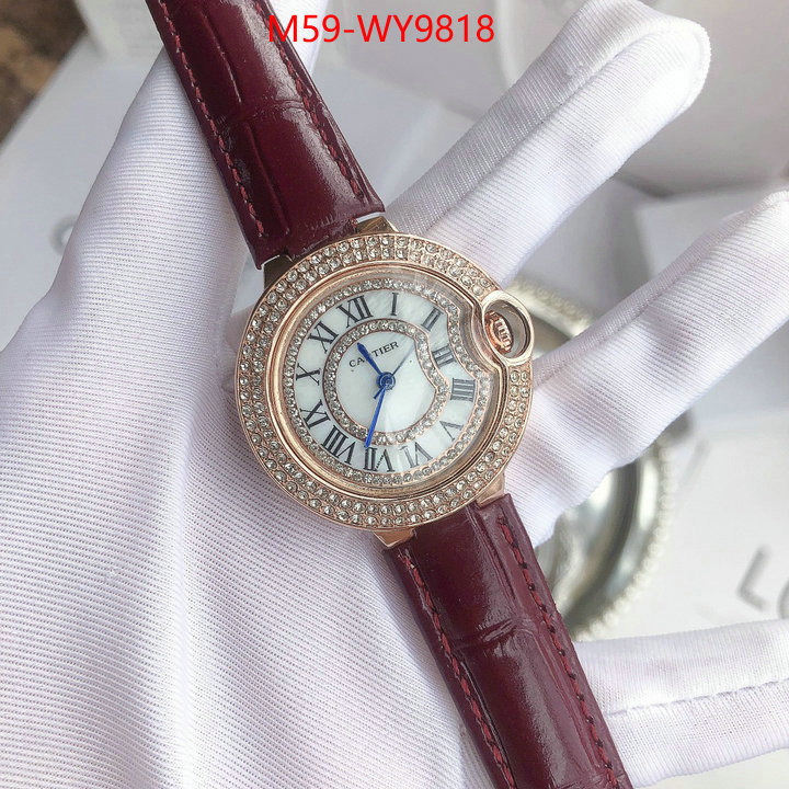 Watch(4A)-Cartier wholesale replica shop ID: WY9818 $: 59USD