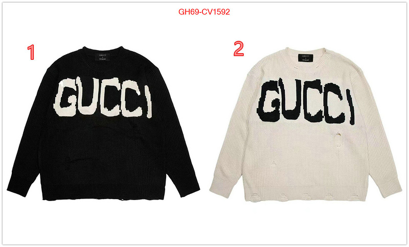 Clothing-Gucci fashion ID: CV1592 $: 69USD