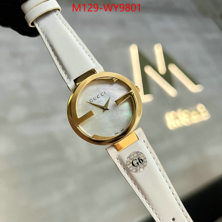 Watch(4A)-Gucci wholesale designer shop ID: WY9801 $: 129USD