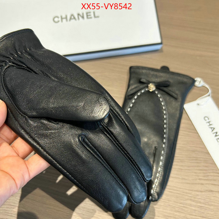 Gloves-Chanel outlet sale store ID: VY8542 $: 55USD