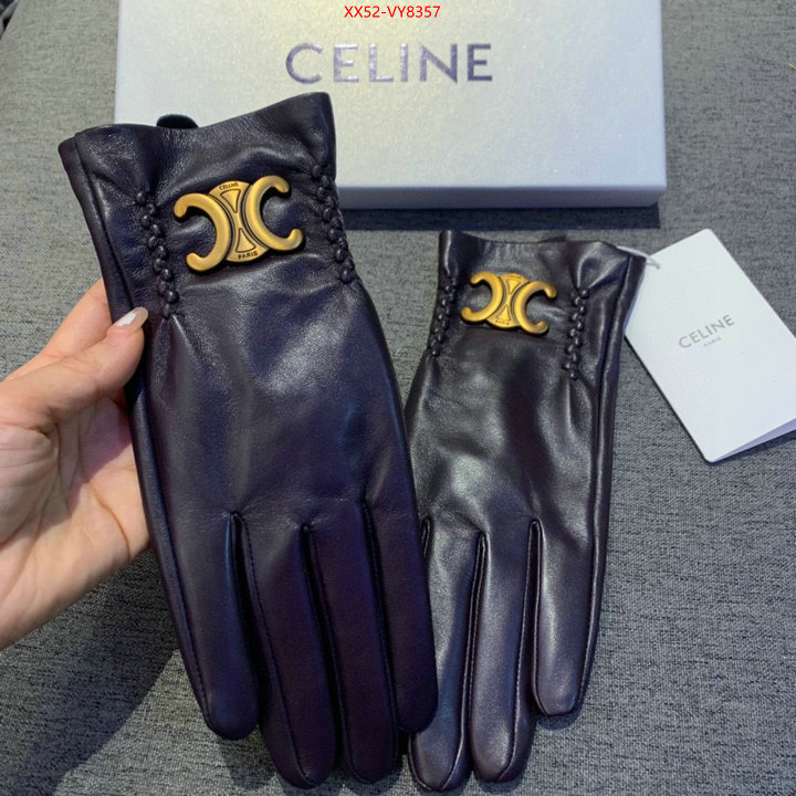 Gloves-CELINE designer 1:1 replica ID: VY8357 $: 52USD