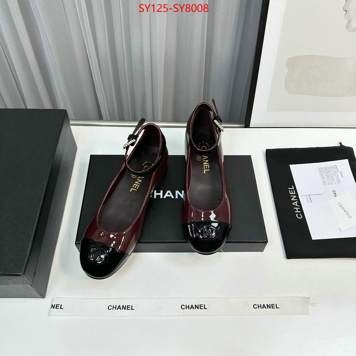 Women Shoes-Chanel buying replica ID: SY8008 $: 125USD