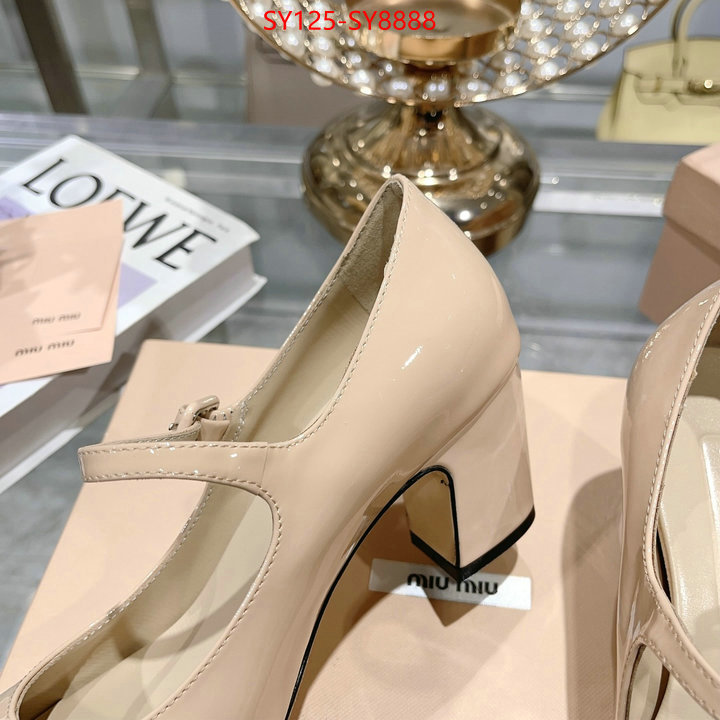 Women Shoes-Miu Miu what are the best replica ID: SY8888 $: 125USD