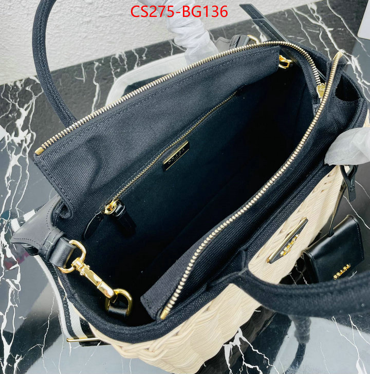 Prada Bags (TOP)-Handbag- shop cheap high quality 1:1 replica ID: BG136 $: 275USD