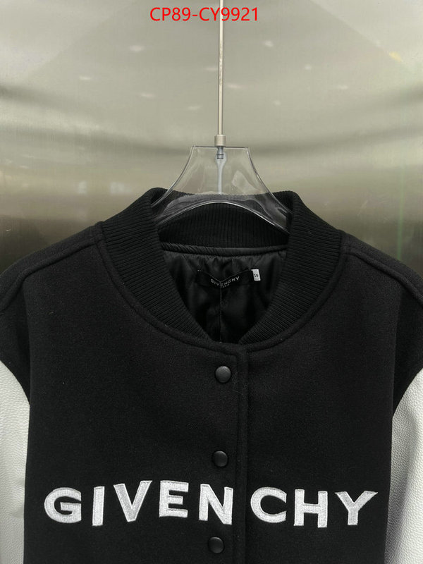 Clothing-Givenchy quality replica ID: CY9921 $: 89USD