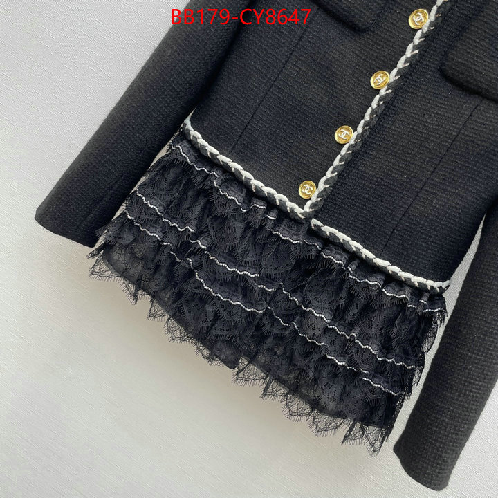 Clothing-Chanel aaaaa+ replica designer ID: CY8647 $: 179USD