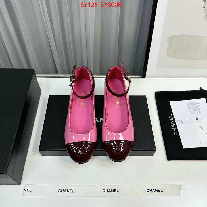 Women Shoes-Chanel buying replica ID: SY8008 $: 125USD