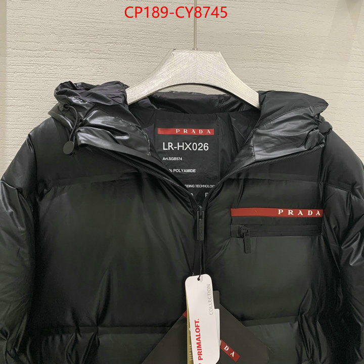 Down jacketMen-Prada shop ID: CY8745 $: 189USD