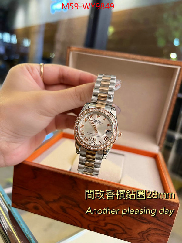 Watch(4A)-Rolex top perfect fake ID: WY9849 $: 59USD