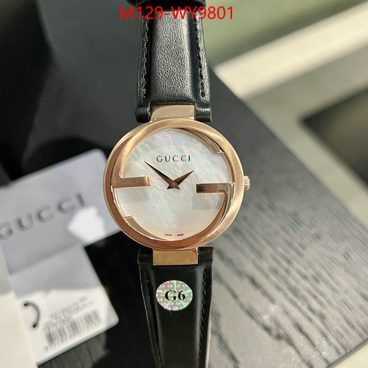 Watch(4A)-Gucci wholesale designer shop ID: WY9801 $: 129USD