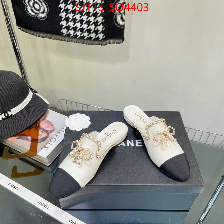 Women Shoes-Chanel luxury cheap replica ID: SO4403 $: 115USD