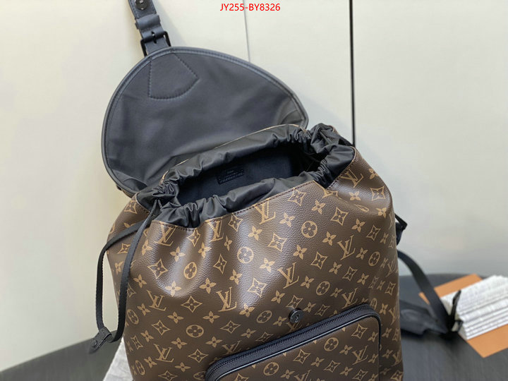 LV Bags(TOP)-Backpack- replica shop ID: BY8326 $: 255USD