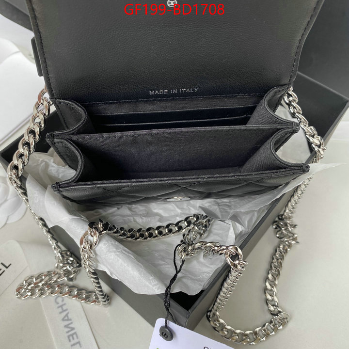 Chanel Bags(TOP)-Diagonal- designer 1:1 replica ID: BD1708 $: 199USD