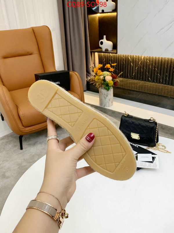 Women Shoes-Chanel high quality designer replica ID: SO798 $: 89USD