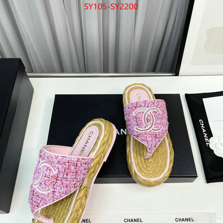 Women Shoes-Chanel aaaaa+ replica ID: SY2200 $: 105USD