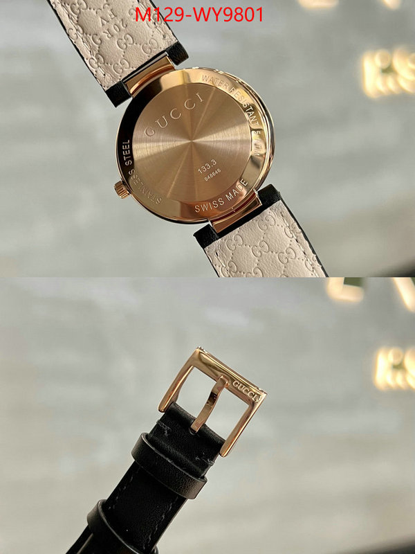 Watch(4A)-Gucci wholesale designer shop ID: WY9801 $: 129USD