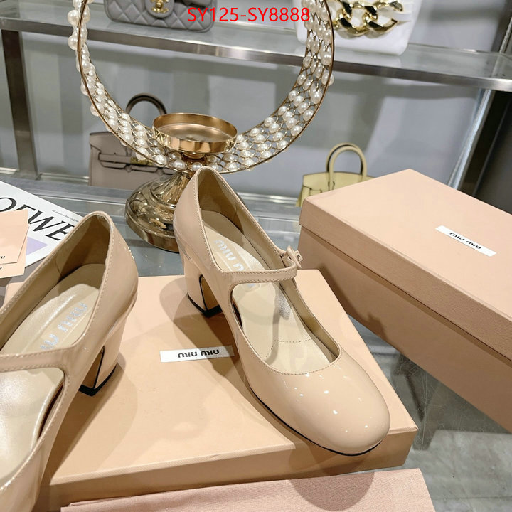 Women Shoes-Miu Miu what are the best replica ID: SY8888 $: 125USD