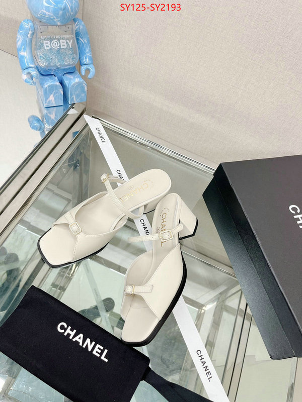 Women Shoes-Chanel aaaaa replica ID: SY2193 $: 125USD