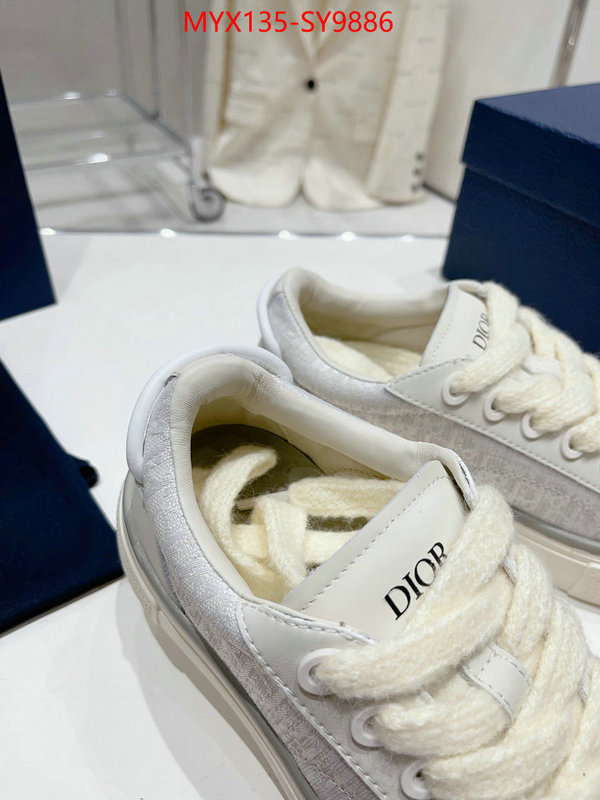 Men shoes-Dior 1:1 replica ID: SY9886 $: 135USD