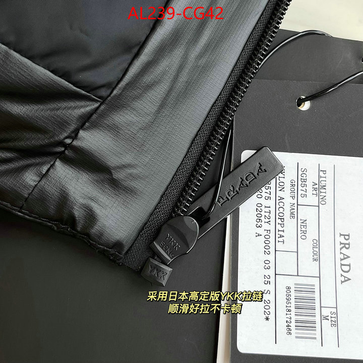 Down jacket Women-Prada sell high quality ID: CG42 $: 239USD