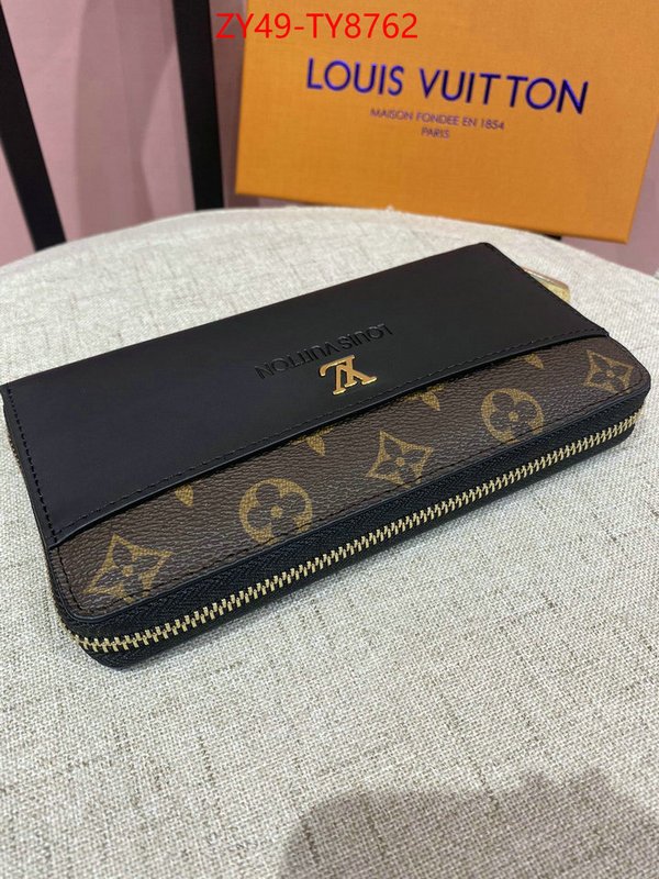LV Bags(4A)-Wallet replica aaaaa+ designer ID: TY8762 $: 49USD