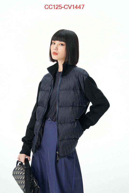 Down jacket Women-Dior buy top high quality replica ID: CV1447 $: 125USD