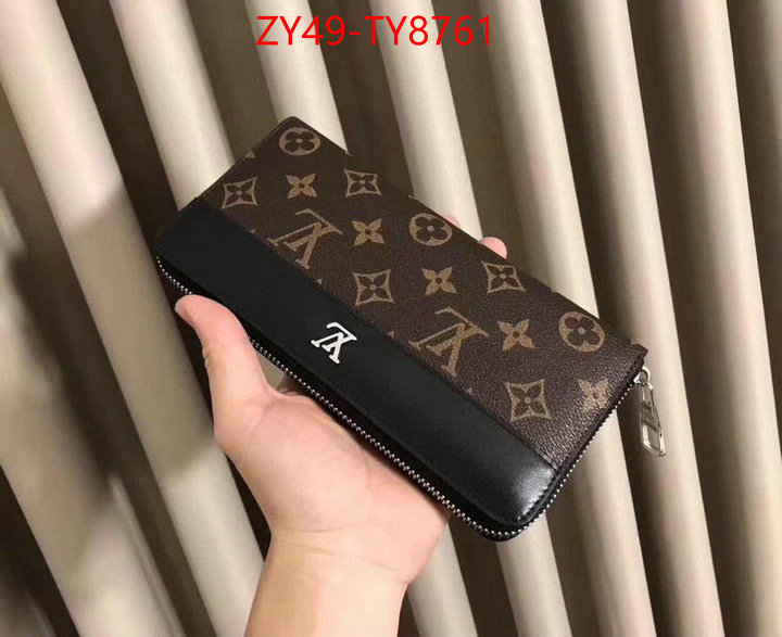 LV Bags(4A)-Wallet designer 1:1 replica ID: TY8761 $: 49USD