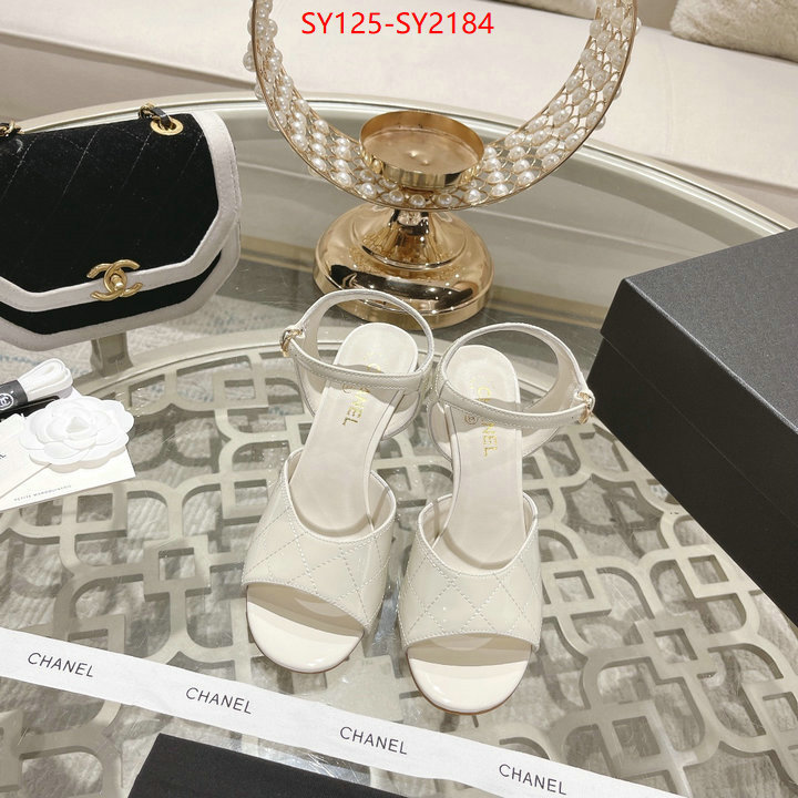 Women Shoes-Chanel how to start selling replica ID: SY2184 $: 125USD