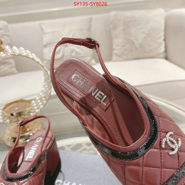 Women Shoes-Chanel perfect replica ID: SY8026 $: 135USD