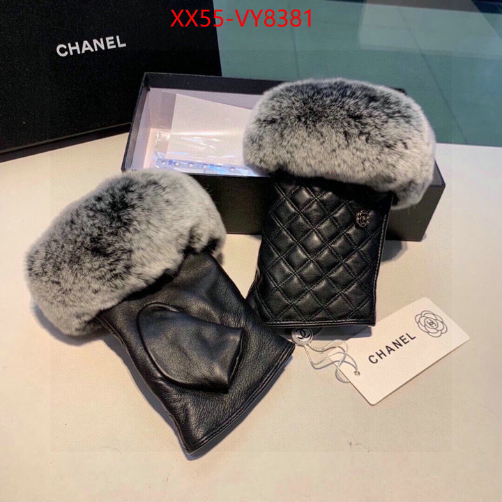 Gloves-Chanel replcia cheap ID: VY8381 $: 55USD
