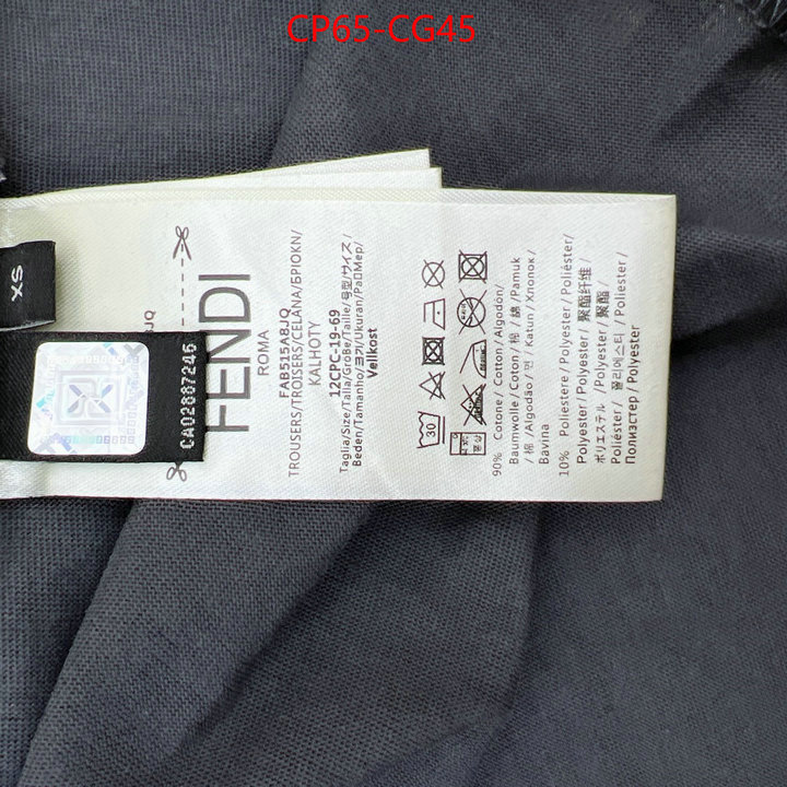Clothing-Fendi high ID: CG45 $: 65USD