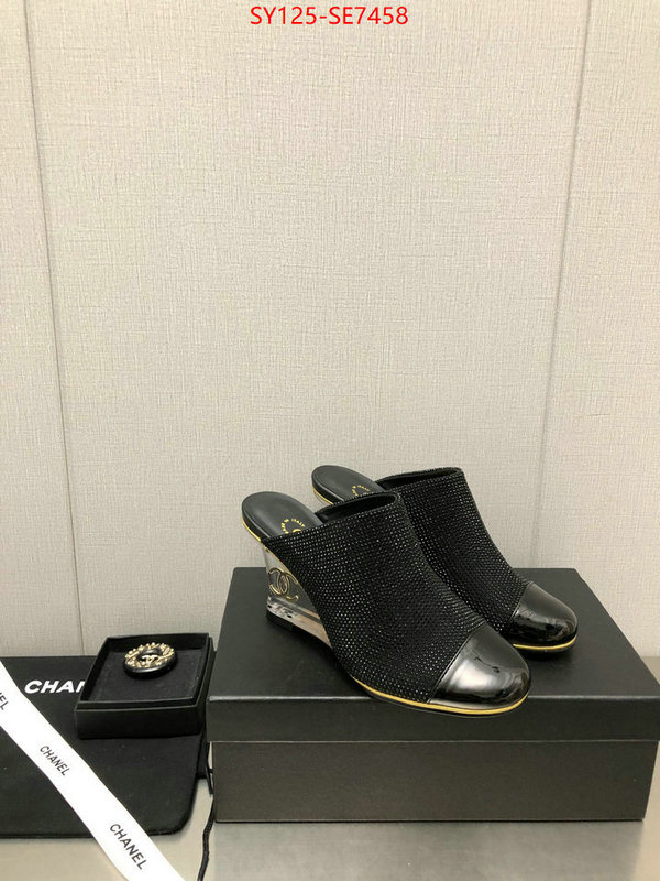 Women Shoes-Chanel where quality designer replica ID: SE7458 $: 125USD