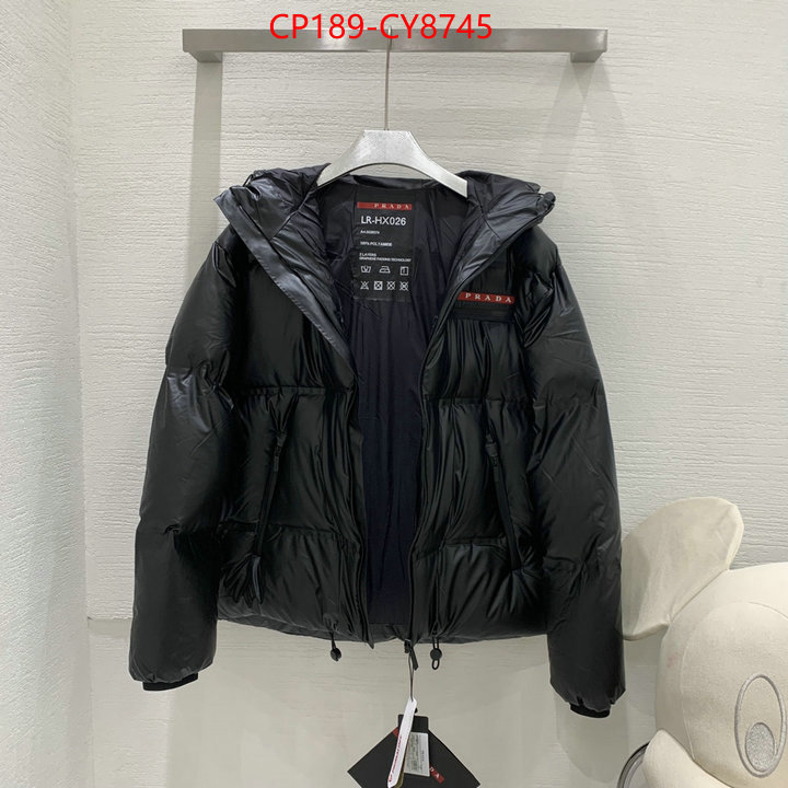 Down jacketMen-Prada shop ID: CY8745 $: 189USD