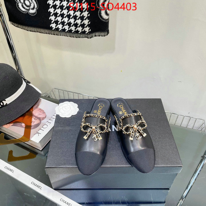 Women Shoes-Chanel luxury cheap replica ID: SO4403 $: 115USD