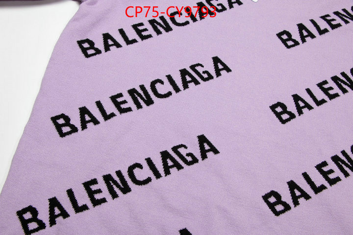 Clothing-Balenciaga shop designer replica ID: CY9793 $: 75USD