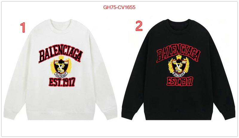 Clothing-Balenciaga same as original ID: CV1655 $: 75USD