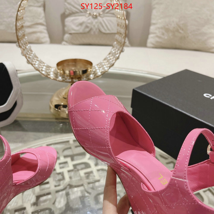 Women Shoes-Chanel how to start selling replica ID: SY2184 $: 125USD