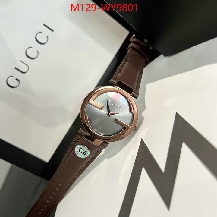 Watch(4A)-Gucci wholesale designer shop ID: WY9801 $: 129USD