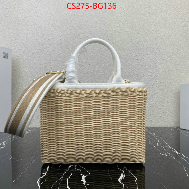 Prada Bags (TOP)-Handbag- shop cheap high quality 1:1 replica ID: BG136 $: 275USD